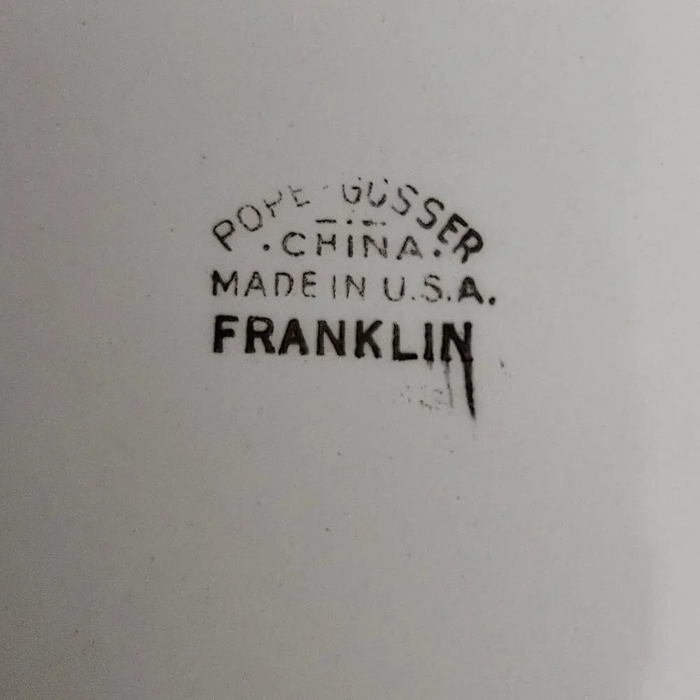 Pope Gosser Franklin Silver Band Salad Plates 7.5
